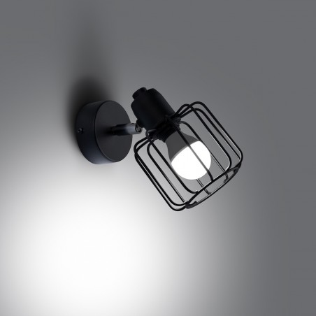 Kinkiet BELUCI 1 czarny SL.1114 Sollux