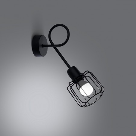 Kinkiet BELUCI 1S czarny SL.1117 Sollux
