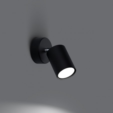 Kinkiet LEMMI 1 czarny SL.1126 Sollux