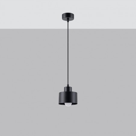 Lampa wisząca SAVAR 1 czarna SL.1132 Sollux