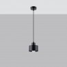 Lampa wisząca SAVAR 1 czarna SL.1132 Sollux