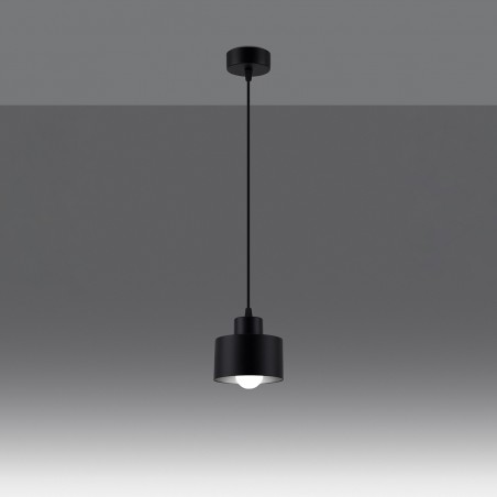 Lampa wisząca SAVAR 1 czarna SL.1132 Sollux
