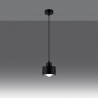 Lampa wisząca SAVAR 1 czarna SL.1132 Sollux
