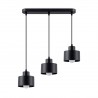 Lampa wisząca SAVAR 3 czarna SL.1133 Sollux