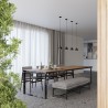 Lampa wisząca SAVAR 3 czarna SL.1133 Sollux