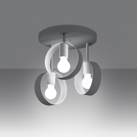 Plafon TITRAN 3 biały SL.1136 Sollux