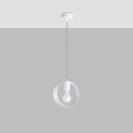 Lampa wisząca TITRAN 1 biała SL.1137 Sollux
