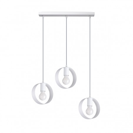 Lampa wisząca TITRAN 3 biała SL.1138 Sollux