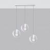Lampa wisząca TITRAN 3 biała SL.1138 Sollux
