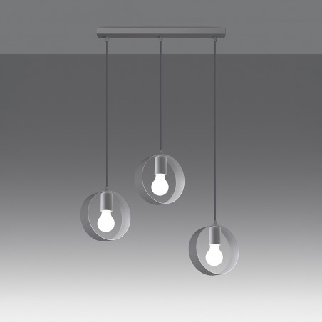Lampa wisząca TITRAN 3 biała SL.1138 Sollux