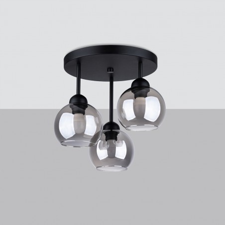 Żyrandol ALINO 3 czarny SL.1140 Sollux