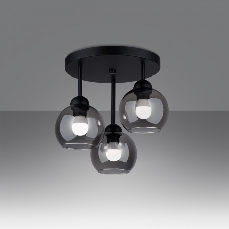 Żyrandol ALINO 3 czarny SL.1140 Sollux