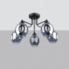 Żyrandol FILLAN 5 czarny SL.1145 Sollux