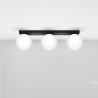 Plafon YOLI 3 czarny SL.1153 Sollux