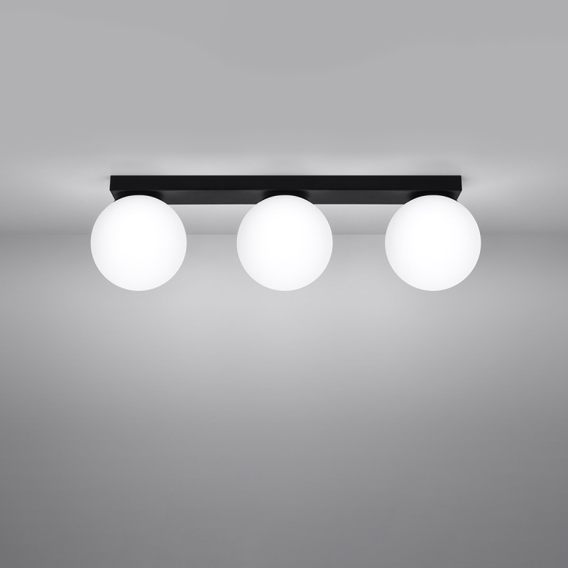 Plafon YOLI 3 czarny SL.1153 Sollux
