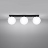 Plafon YOLI 3 czarny SL.1153 Sollux