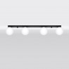 Plafon YOLI 4 czarny SL.1154 Sollux
