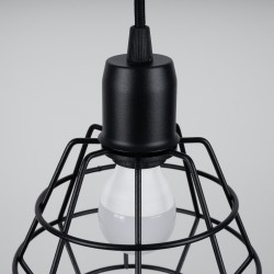 Lampa wisząca SUBA 3P czarna SL.1166 Sollux