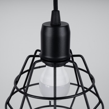 Lampa wisząca SUBA 3P czarna SL.1166 Sollux