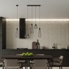 Lampa wisząca SUBA 3P czarna SL.1166 Sollux