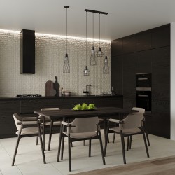 Lampa wisząca SUBA 3P czarna SL.1166 Sollux