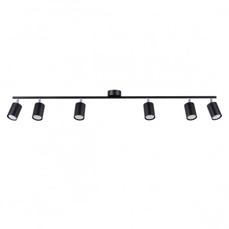 Plafon LEMMI 6L czarny SL.1169 Sollux Plafon LEMMI 6L czarny SL.1169 Sollux