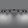 Plafon LEMMI 6L czarny SL.1169 Sollux
