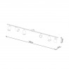 Plafon LEMMI 6L czarny SL.1169 Sollux