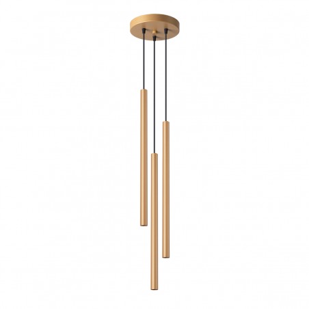 Lampa wisząca PASTELO 3P złota SL.1172 Sollux