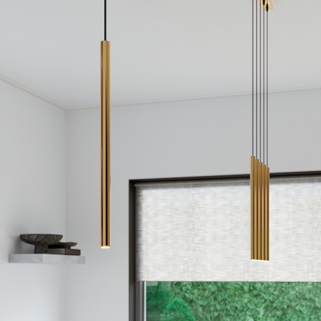 Lampa wisząca PASTELO 3P złota SL.1172 Sollux