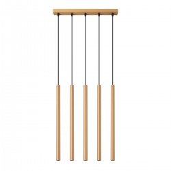 Lampa wisząca PASTELO 5L złota SL.1173 Sollux