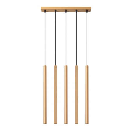 Lampa wisząca PASTELO 5L złota SL.1173 Sollux