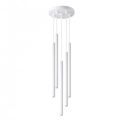 Lampa wisząca PASTELO 5P biała SL.1175 Sollux