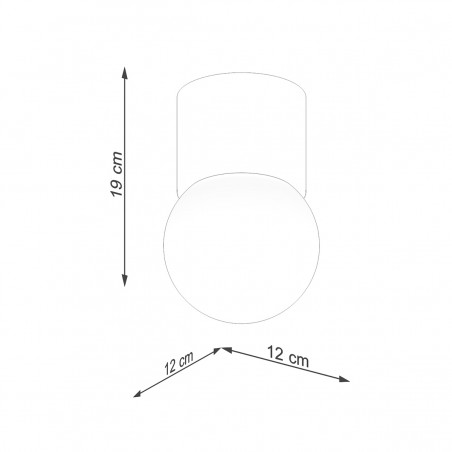 Plafon BOOMO 8 SL.1190 Sollux