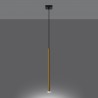 Lampa Wisząca PASTELO 1 złoty połysk SL.1195 Sollux