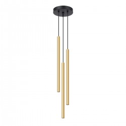 Lampa Wisząca PASTELO 3P złoty połysk SL.1197 Sollux