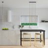 Lampa Wisząca PASTELO 3P złoty połysk SL.1197 Sollux