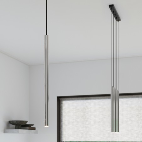 Lampa Wisząca PASTELO 1 chrom SL.1199 Sollux