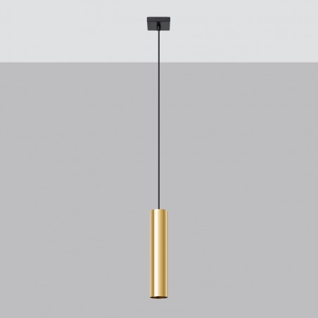 Lampa Wisząca LAGOS 1 złoty połysk SL.1200 Sollux