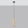 Lampa Wisząca LAGOS 1 złoty połysk SL.1200 Sollux