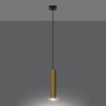 Lampa Wisząca LAGOS 1 złoty połysk SL.1200 Sollux