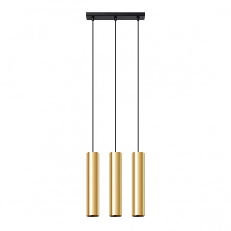 Lampa Wisząca LAGOS 3 złoty połysk SL.1201 Sollux