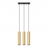 Lampa Wisząca LAGOS 3 złoty połysk SL.1201 Sollux