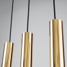 Lampa Wisząca LAGOS 3 złoty połysk SL.1201 Sollux