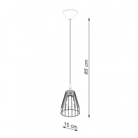 Lampa wisząca LEYO SL.1205 Sollux