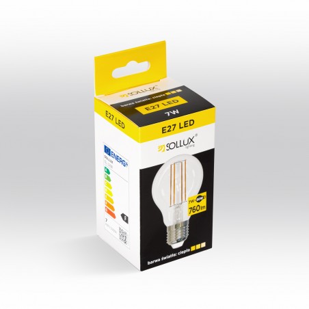 Żarówka LED E27 3000K 7W 760lm SL.1208 Sollux