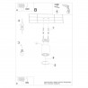 Plafon ZOE czarny LED SL.1210 Sollux