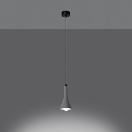 Lampa wisząca REA 1 beton SL.1223 Sollux