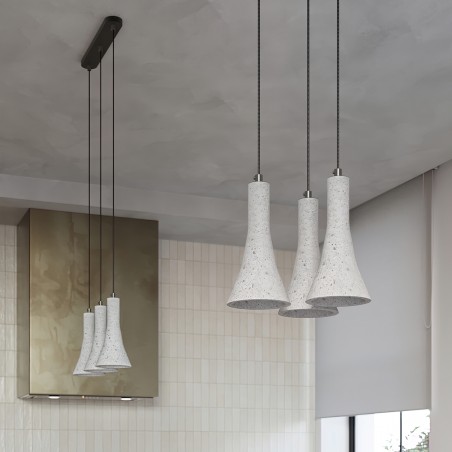Lampa wisząca REA 1 beton SL.1223 Sollux