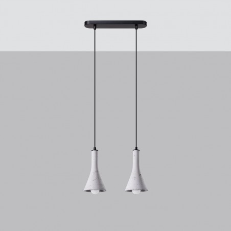 Lampa wisząca REA 2 beton SL.1224 Sollux